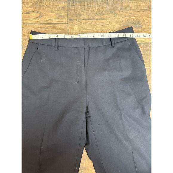 M.M Lafleur Women’s The Mejia Pants Washable Wool Twill Dark Navy Blue Sz 2 - Picture 6 of 7